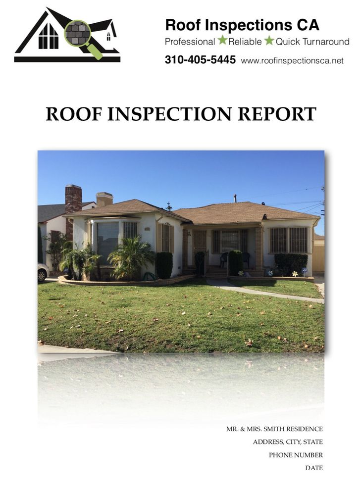 Slide of Roof Inspections CA
