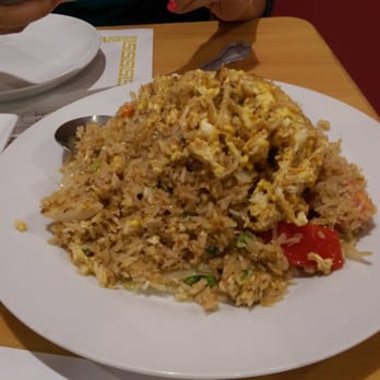 Orchid Thai - Crab fried rice, was not disapointing at all, very delicous, plating is very plain, but thats okay. - Thai Near Me - Baldwin Park, California