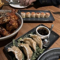 Lemongrass chicken potstickers