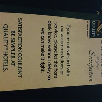 Quality Inn - Staff didnt want to hear it... Period! False advertising - Hotels Near Me - Deming, New Mexico