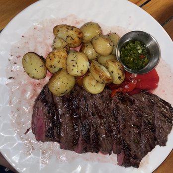 Joia Beach - Skirt steak & potatoes - Modern European Near Me - Miami, Florida