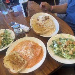 Sampler Trio combo and Ravioli Marinara Cream combo