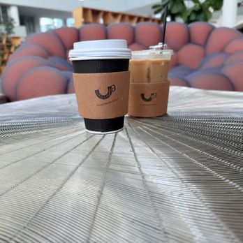 Cassel Earth Coffee - Hot drip coffee & iced Michael's latte (vanilla, pistachio w oatmilk) - Coffee & Tea Near Me - Irvine, California