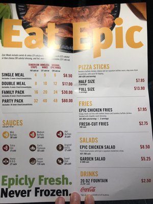 Menu photo 3 Epic Wings San Diego, CA Menu photo 3 Epic Wings San Diego, CA