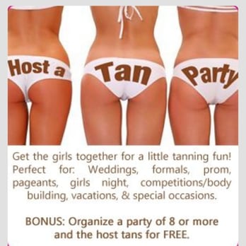 Mary's Mobile Custom Spray Tans - Get the girls together for a little tanning fun!
BONUS: Organize a party of 8 or more and the host tans FREE! - Spray Tanning Near Me Mary's Mobile Custom Spray Tans - Get the girls together for a little tanning fun!
BONUS: Organize a party of 8 or more and the host tans FREE! - Spray Tanning Near Me