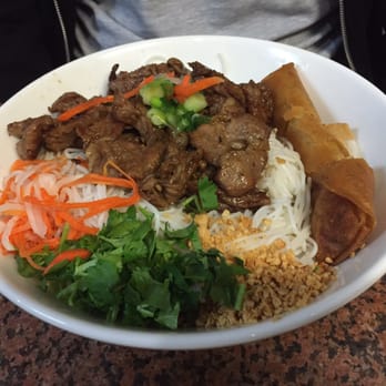 Pho Lee Hoa Phat - BBQ pork and egg roll vermicelli ($9) - Vietnamese Near Me - Vacaville, California Pho Lee Hoa Phat - BBQ pork and egg roll vermicelli ($9) - Vietnamese Near Me - Vacaville, California