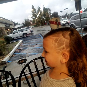 Raymond's Barber Shop - What 6 yr old little girl do you know with enough confidence to pull this off? Lil bad ass - Barbers Near Me - Santee, California Raymond's Barber Shop - What 6 yr old little girl do you know with enough confidence to pull this off? Lil bad ass - Barbers Near Me - Santee, California