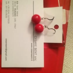 Cesare Sent - Earings + card