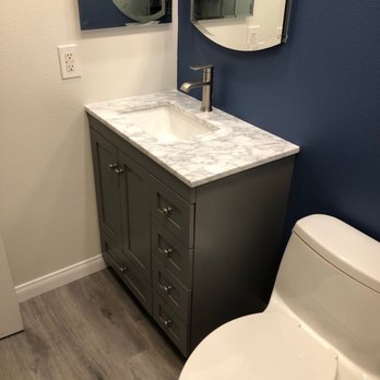 C.M.S. - Vanity, toilet, mirrors and floor. - General Contractors Near Me - Huntington Beach, California C.M.S. - Vanity, toilet, mirrors and floor. - General Contractors Near Me - Huntington Beach, California