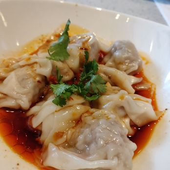 RedBeef Noodle Kitchen - Wontons in chili oil - Taiwanese Near Me - Vancouver, British Columbia RedBeef Noodle Kitchen - Wontons in chili oil - Taiwanese Near Me - Vancouver, British Columbia