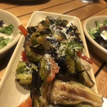 Monkeypod Kitchen - Woodfire Roasted Brussels Sprout - Hawaiian Near Me - Kapolei, Hawaii Monkeypod Kitchen - Woodfire Roasted Brussels Sprout - Hawaiian Near Me - Kapolei, Hawaii