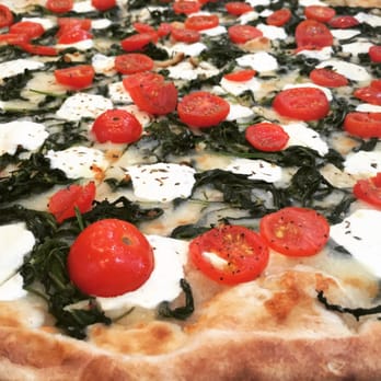 Zappia's Brick Oven - Vegetarian Delight ~ Cooked Arugula, Grape Tomatoes, Fresh Mozzarella & Oregano - Pizza Near Me - Summit, New Jersey Zappia's Brick Oven - Vegetarian Delight ~ Cooked Arugula, Grape Tomatoes, Fresh Mozzarella & Oregano - Pizza Near Me - Summit, New Jersey
