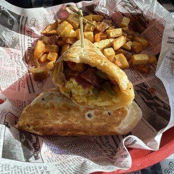 Sacred Grounds Corner Cafe - Ultimate burrito - Cafes Near Me - Fort Pierce, Florida