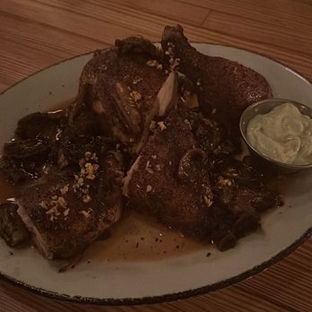Nancy's Hustle - Wood grilled half chicken - New American Near Me - Houston, Texas Nancy's Hustle - Wood grilled half chicken - New American Near Me - Houston, Texas