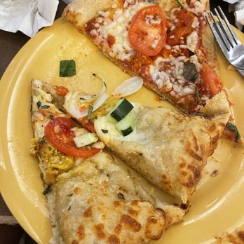 Mellow Mushroom Cary - Mostly dough, not many toppings on this slice of Thai Dye Pie - Pizza Near Me - Cary, North Carolina Mellow Mushroom Cary - Mostly dough, not many toppings on this slice of Thai Dye Pie - Pizza Near Me - Cary, North Carolina