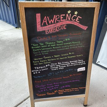 Lawrence Barbecue - Specials Menu - Barbeque Near Me - Cary, North Carolina Lawrence Barbecue - Specials Menu - Barbeque Near Me - Cary, North Carolina