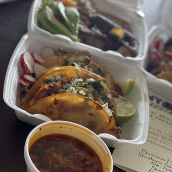 My Little Restaurant - a variety of tacos in a styrofoam container - Mexican Near Me - Selah, Washington My Little Restaurant - a variety of tacos in a styrofoam container - Mexican Near Me - Selah, Washington