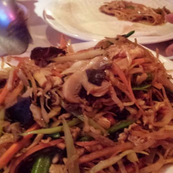 So Far So Good - Moo Shu Vegetable Pancakes. Tortillas so soft! - Chinese Near Me - Lynbrook, New York