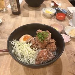 Japanese Don Dining Kounosuke - Karaage don, Yakiniku don in the back