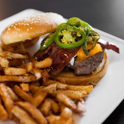 Roots Eatery and Pub - Popper Burger
