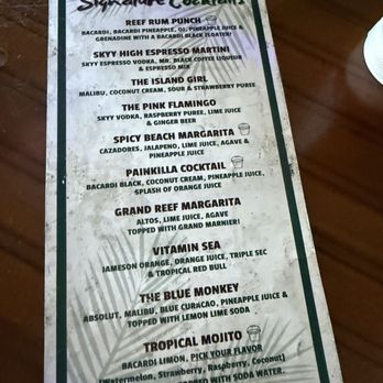 Rick's Reef - Menu - Seafood Near Me - St. Pete Beach, Florida Rick's Reef - Menu - Seafood Near Me - St. Pete Beach, Florida