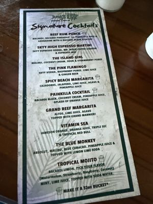 Menu photo 1 Rick's Reef St. Pete Beach, FL Menu photo 1 Rick's Reef St. Pete Beach, FL