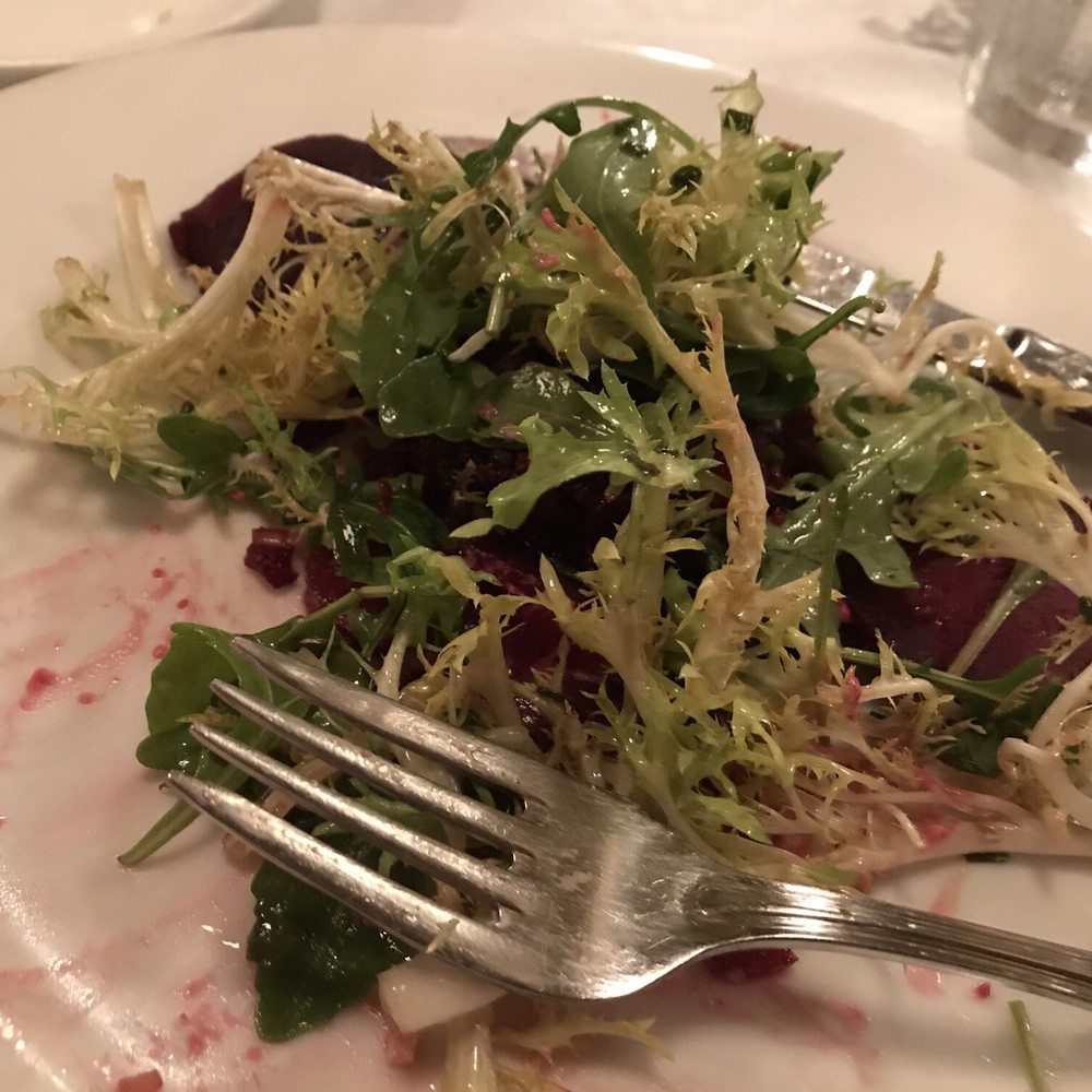 Bar Bouchee - Beet frisée salad--so good - French Near Me - Madison, Connecticut