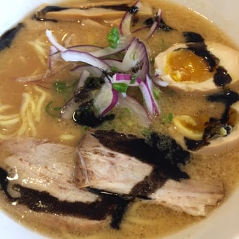 Junpuu - Garlic Miso Ramen + egg - Ramen Near Me - Honolulu, Hawaii Junpuu - Garlic Miso Ramen + egg - Ramen Near Me - Honolulu, Hawaii