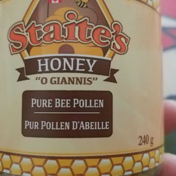 Staite's Honey - Grainy sand pebbles in this batch. - Specialty Food Near Me - Zephyr, Ontario