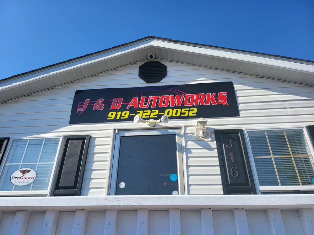 J&D AUTOWORKS Updated August 2024 316 Sherwee Dr, Raleigh, North