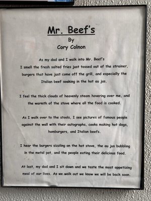 Menu photo 1 Mr. Beef Chicago, IL Menu photo 1 Mr. Beef Chicago, IL