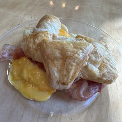 Rx Brew Coffee & Donuts - Bacon, Egg, & Cheese Croissant Sandwich