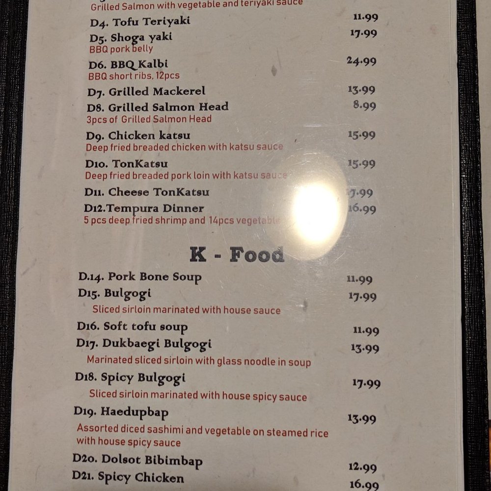 Kaikaki Japanese Restaurant - Grills and fries, Korean food menu - Japanese Near Me - Toronto, Ontario