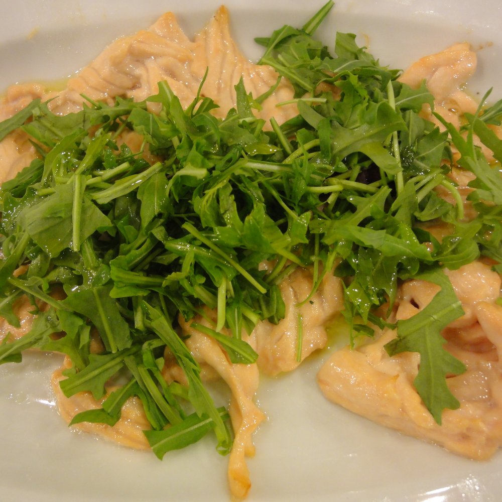 Calafuria Unione - Tagliata di Salmone (sliced salmon filet) - Italian Near Me - Milan, Michigan Calafuria Unione - Tagliata di Salmone (sliced salmon filet) - Italian Near Me - Milan, Michigan