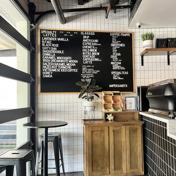 Ampersand - Menu - Coffee & Tea Near Me - Fort Worth, Texas
