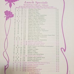 Chinatown Kitchen - Menu page 3, last page. Back cover