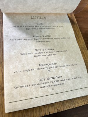 Menu photo 8 Church Bar Bathurst, NSW