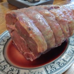 Broadway Butchers - 2.2kg rib of beef, before cooking