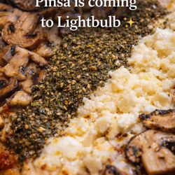 Lightbulb Coffee - Pinsa Pizza coming to lightbulb
