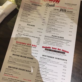 The Row - Brunch menu - Southern Near Me - Nashville, Tennessee
