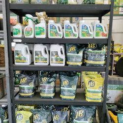 Selection of JB Lawn supplies
