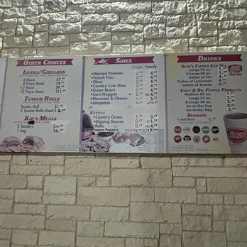 Bush's Chicken - Menu - Fast Food Near Me - Temple, Texas