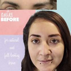 Blush Bunny Permanent Makeup - This is taken from her Instagram. That's me and I'm loving my eyebrows!