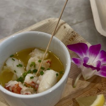 Chef Debby Private Chef Events. - Poached lobster shooter - Personal Chefs Near Me