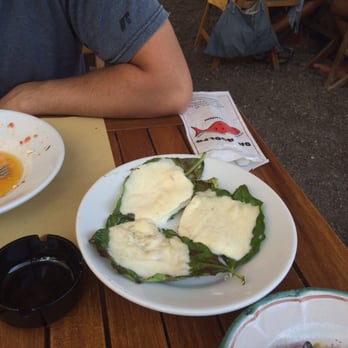 Da Adolfo - Lemon leaf with mozzarella - Italian Near Me - Positano, SA Da Adolfo - Lemon leaf with mozzarella - Italian Near Me - Positano, SA