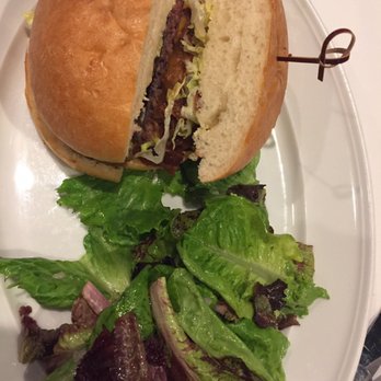The Cavalier - Marlowe burger and spring greens - New American Near Me - San Francisco, California The Cavalier - Marlowe burger and spring greens - New American Near Me - San Francisco, California