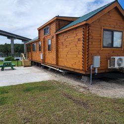 Beaufort Waterway RV Park - Plenty of room and this cabin is right on the waterfront!