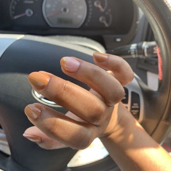 Cream Nail Bar - Other hand, only one abstract finger Done by Ajana! - Nail Salons Near Me - Yorktown, Virginia Cream Nail Bar - Other hand, only one abstract finger Done by Ajana! - Nail Salons Near Me - Yorktown, Virginia