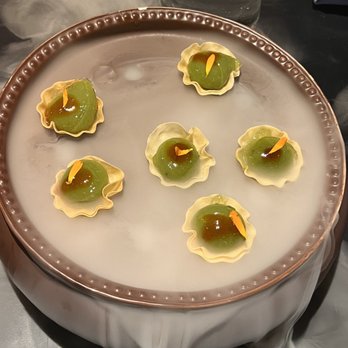 Farzi Cafe - Kiwi puchka tartlets - Indian Near Me - Bellevue, Washington