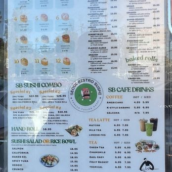 Seoul Bistro - Menu as of 2026/03/11 - Sushi Bars Near Me - Los Angeles, California Seoul Bistro - Menu as of 2026/03/11 - Sushi Bars Near Me - Los Angeles, California